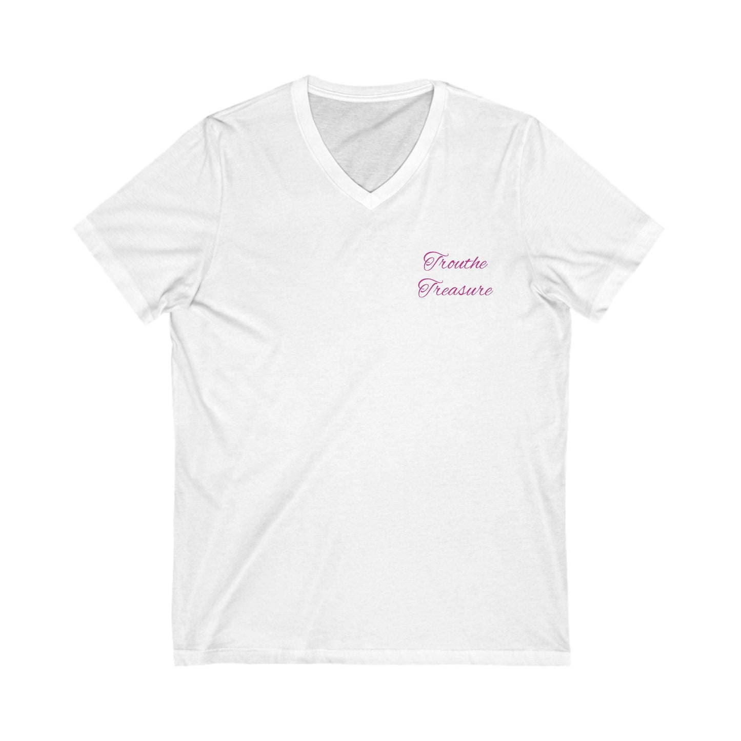 Bee Bloom V-Neck Tee - Floral Nature Graphic T-Shirt