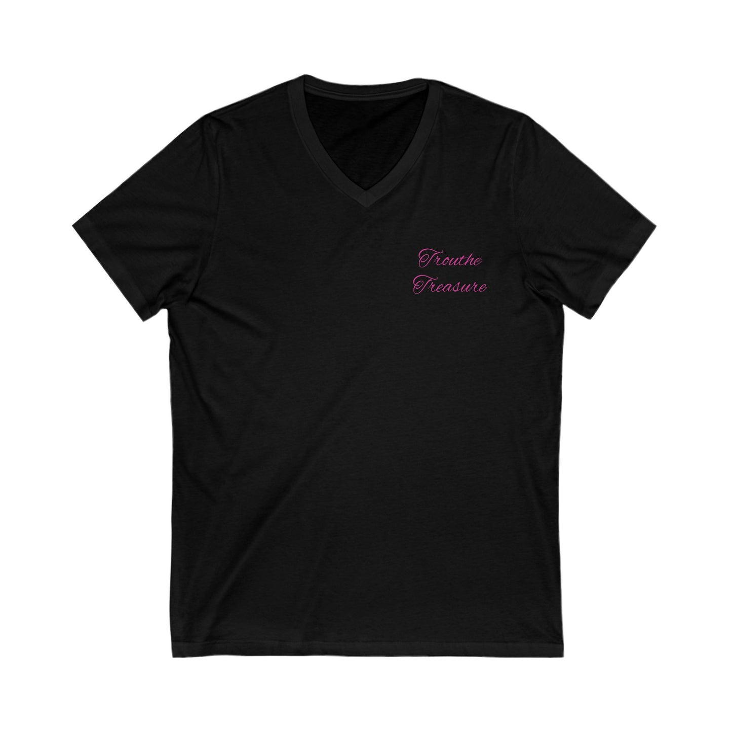 Bee Bloom V-Neck Tee - Floral Nature Graphic T-Shirt