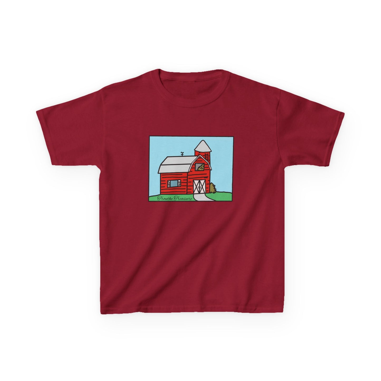 Red barn - Kids Heavy Cotton™ Tee