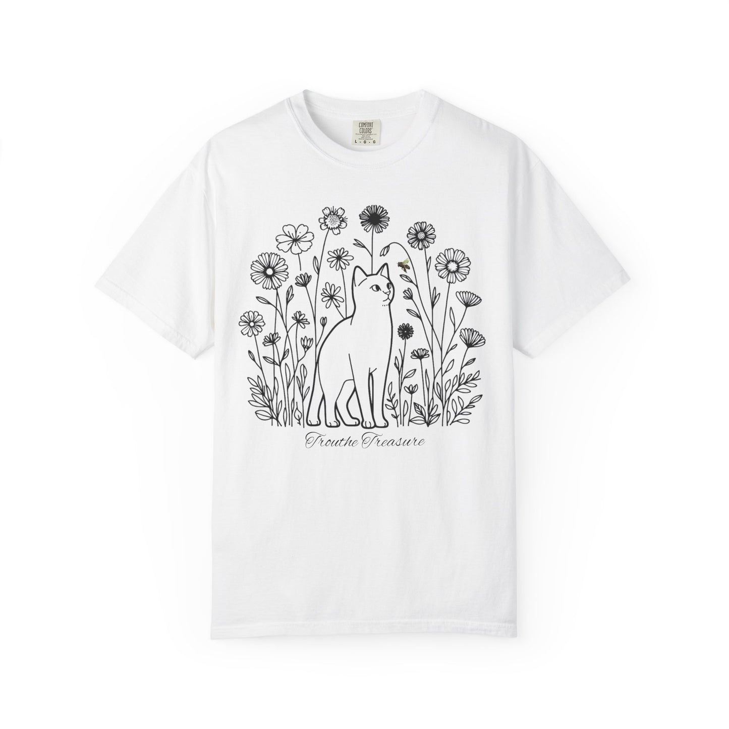 Botanical Cat Unisex T-Shirt - Creative Treasure Design
