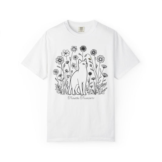 Botanical Cat Unisex T-Shirt - Creative Treasure Design