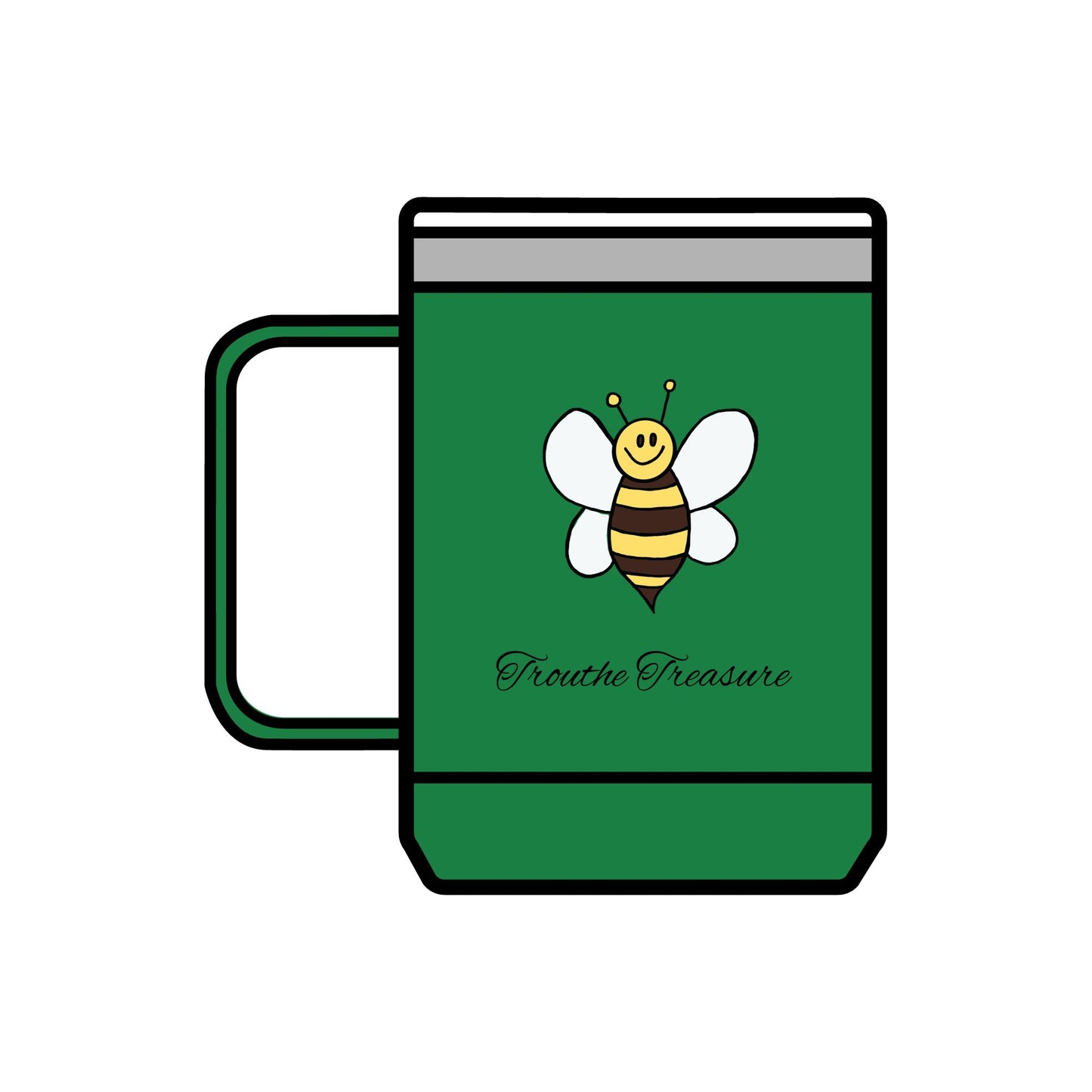 TT Bee - Coffee Mug Tumbler, 15oz
