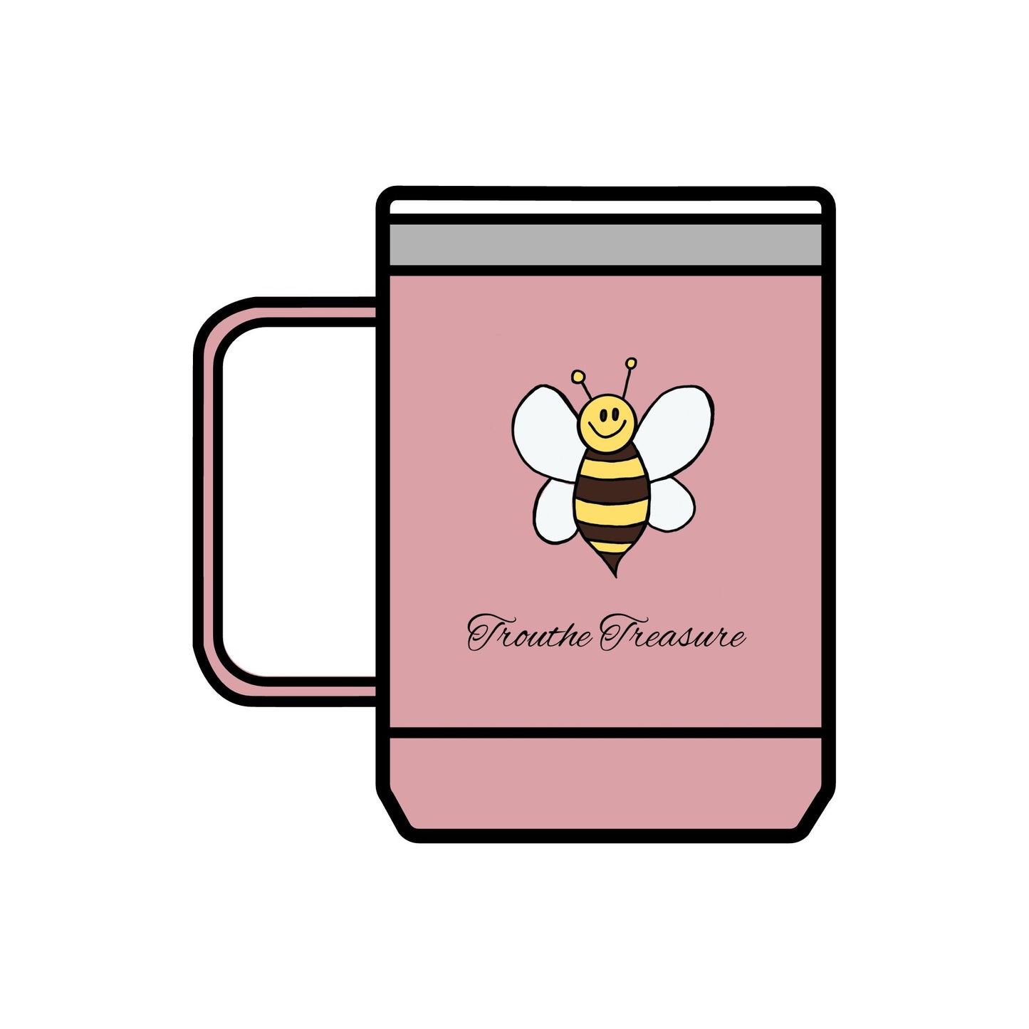 TT Bee - Coffee Mug Tumbler, 15oz
