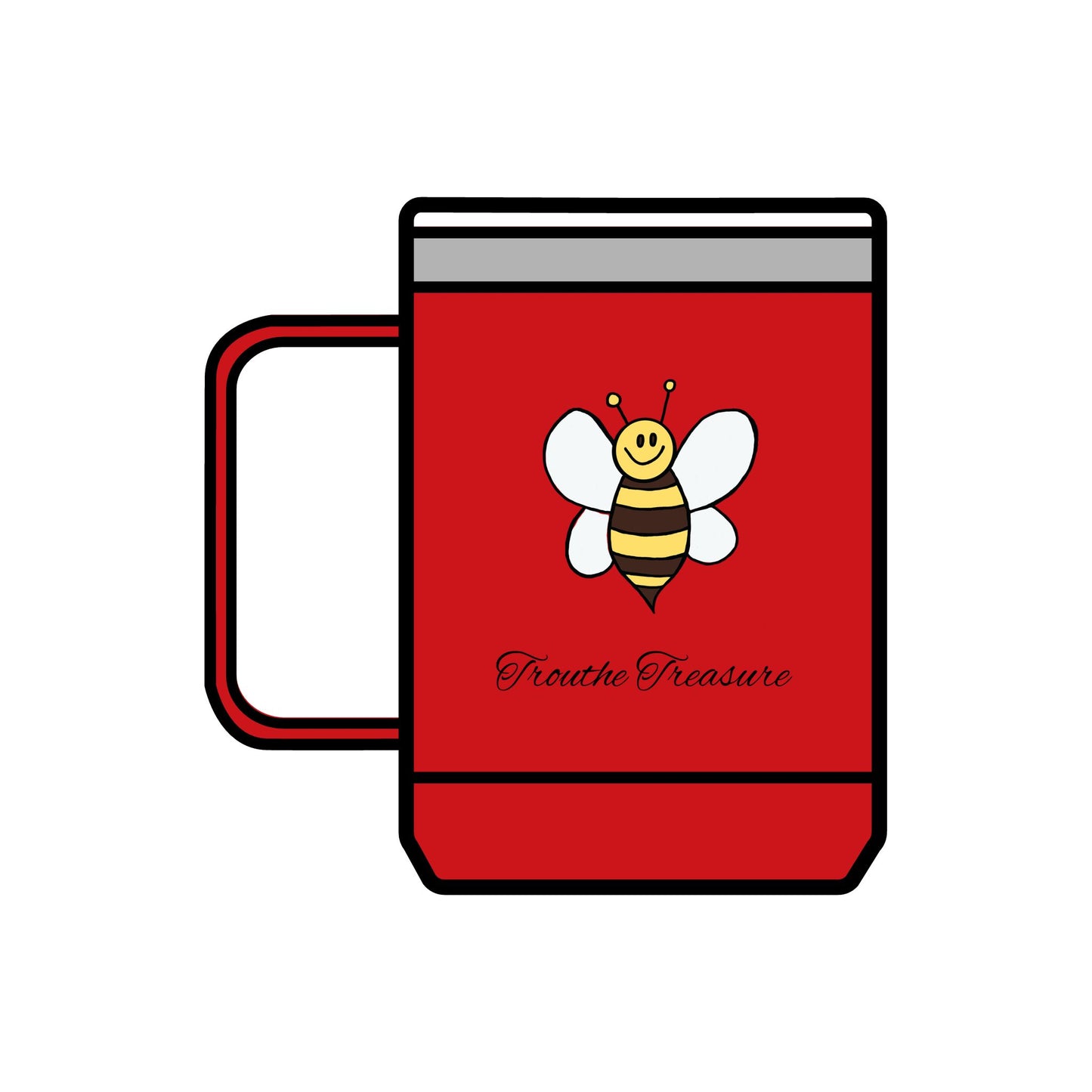 TT Bee - Coffee Mug Tumbler, 15oz