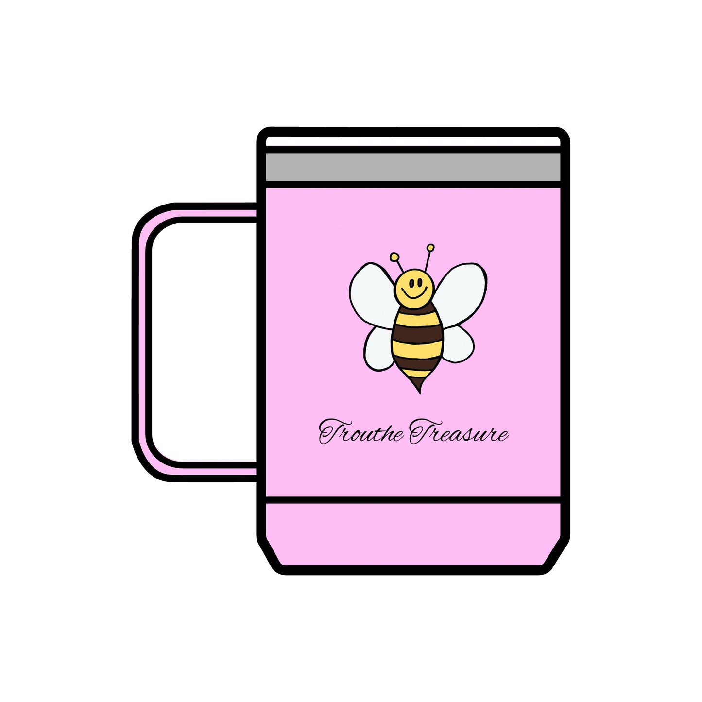 TT Bee - Coffee Mug Tumbler, 15oz