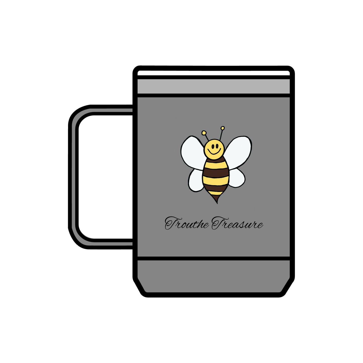 TT Bee - Coffee Mug Tumbler, 15oz