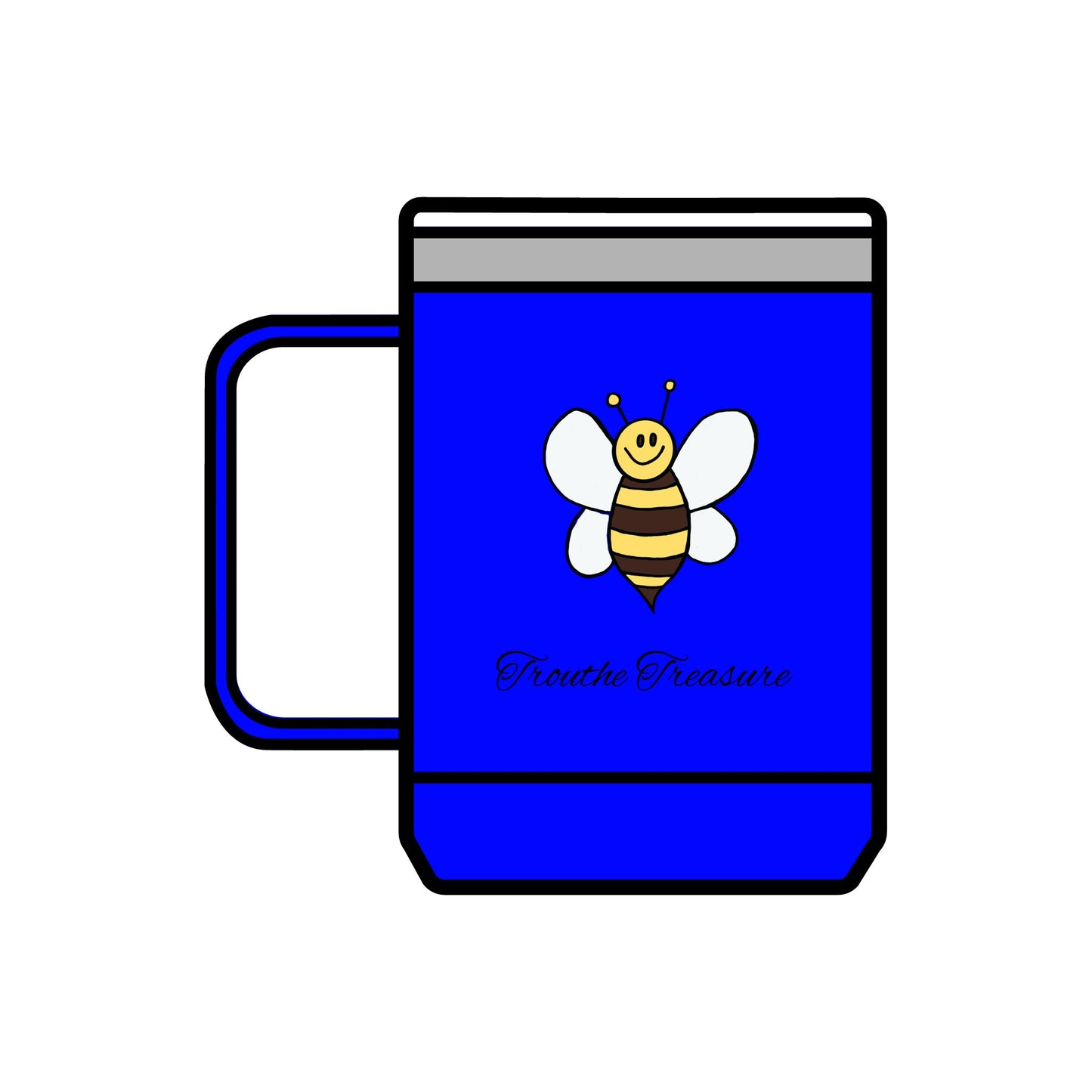 TT Bee - Coffee Mug Tumbler, 15oz
