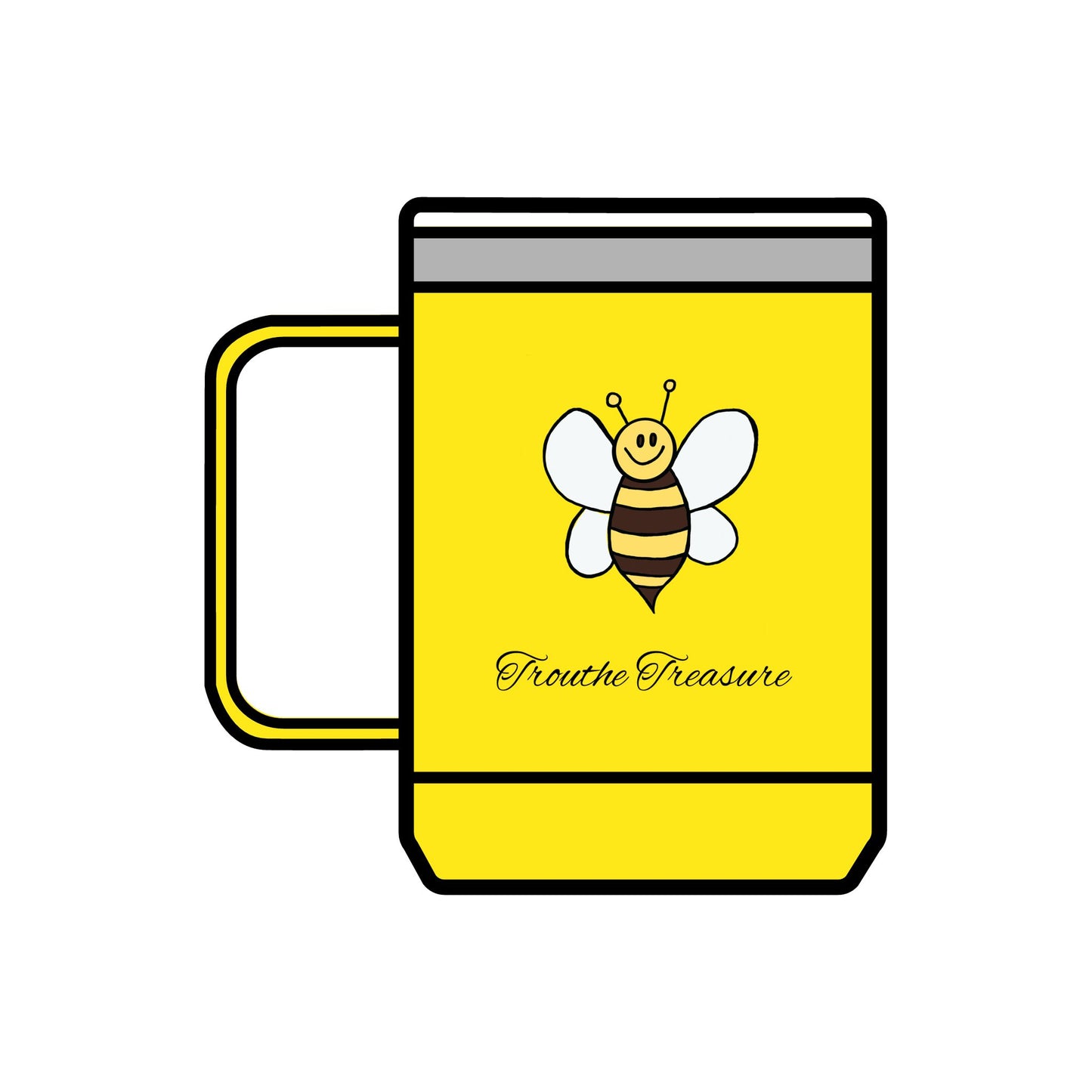 TT Bee - Coffee Mug Tumbler, 15oz