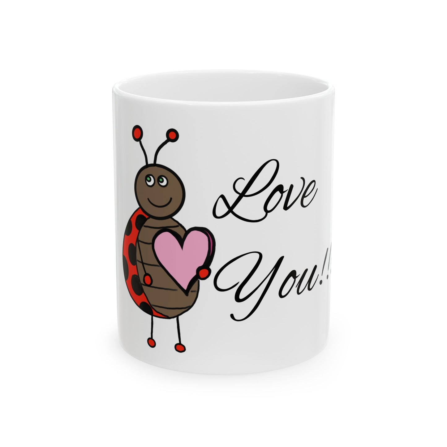 Ladybug Love - Ceramic Mug, (11oz, 15oz)