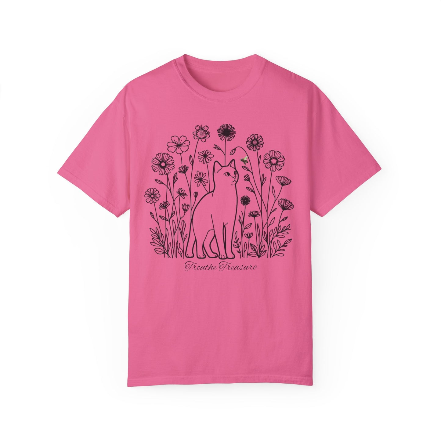 Botanical Cat Unisex T-Shirt - Creative Treasure Design
