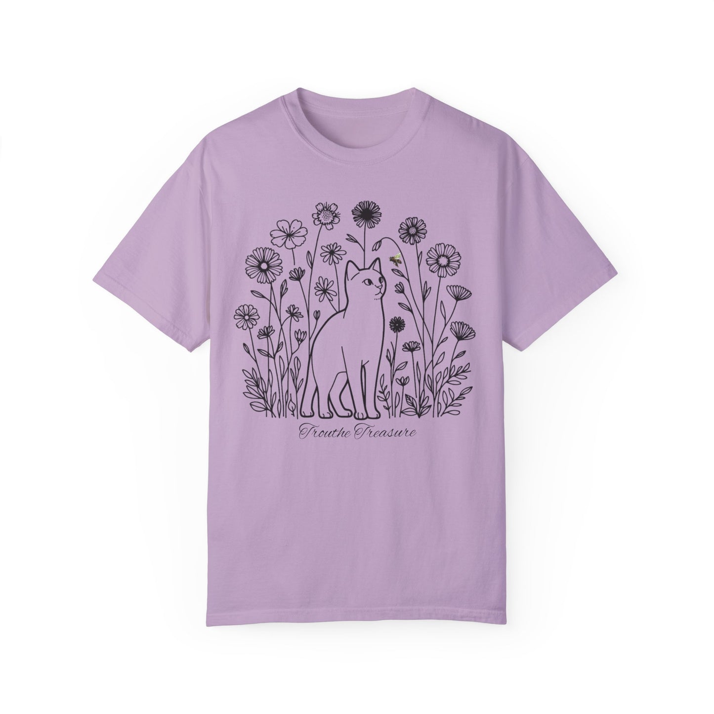 Botanical Cat Unisex T-Shirt - Creative Treasure Design