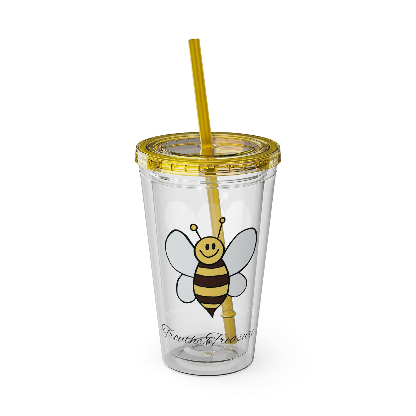 Bee - Sunsplash Tumbler with Straw, 16oz