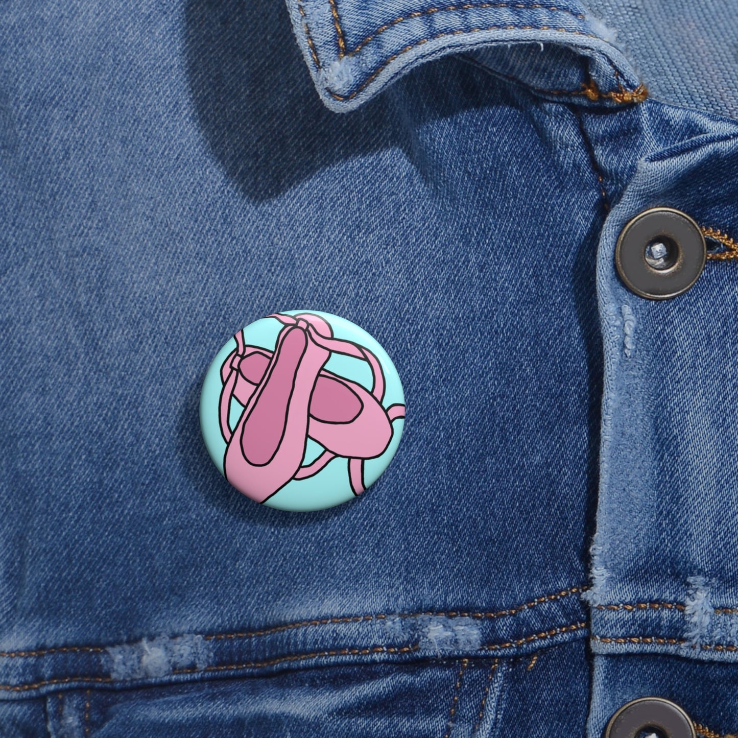 Ballet shoes - Custom Pin Buttons