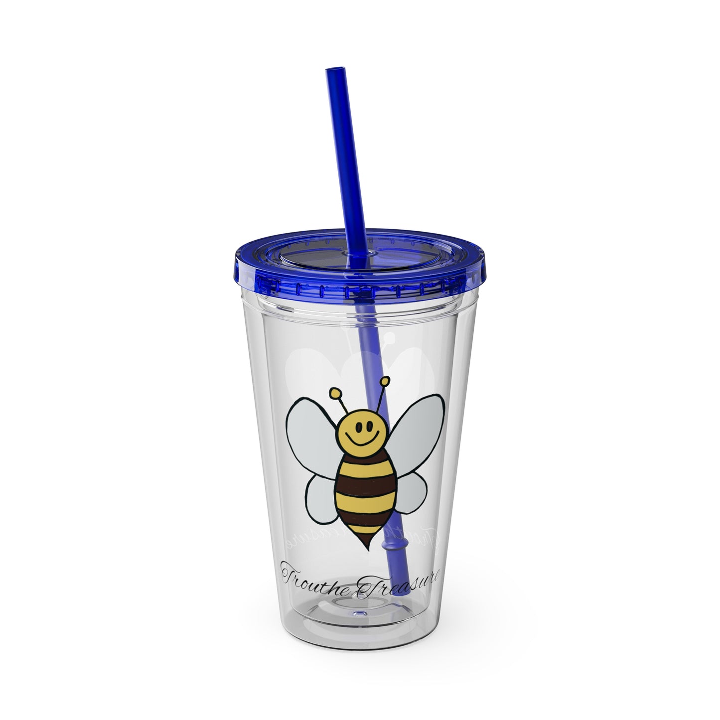 Bee - Sunsplash Tumbler with Straw, 16oz