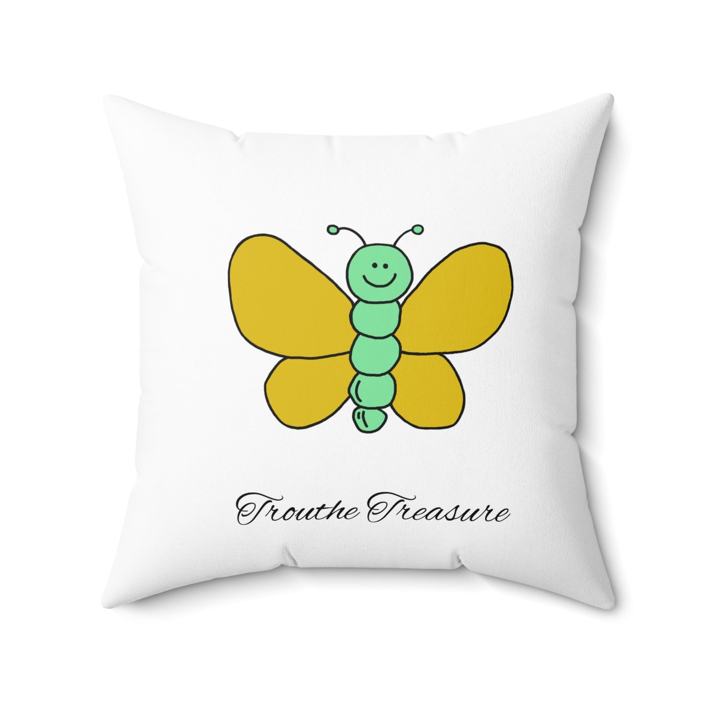 Butterfly - Spun Polyester Square Pillow