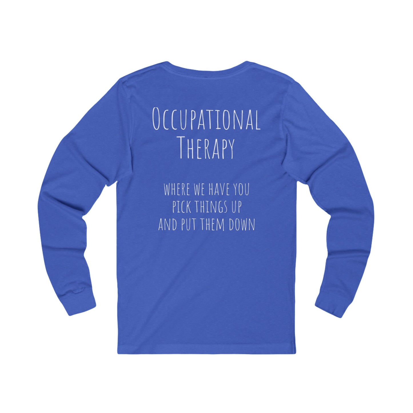 OT up + down - Unisex Jersey Long Sleeve Tee
