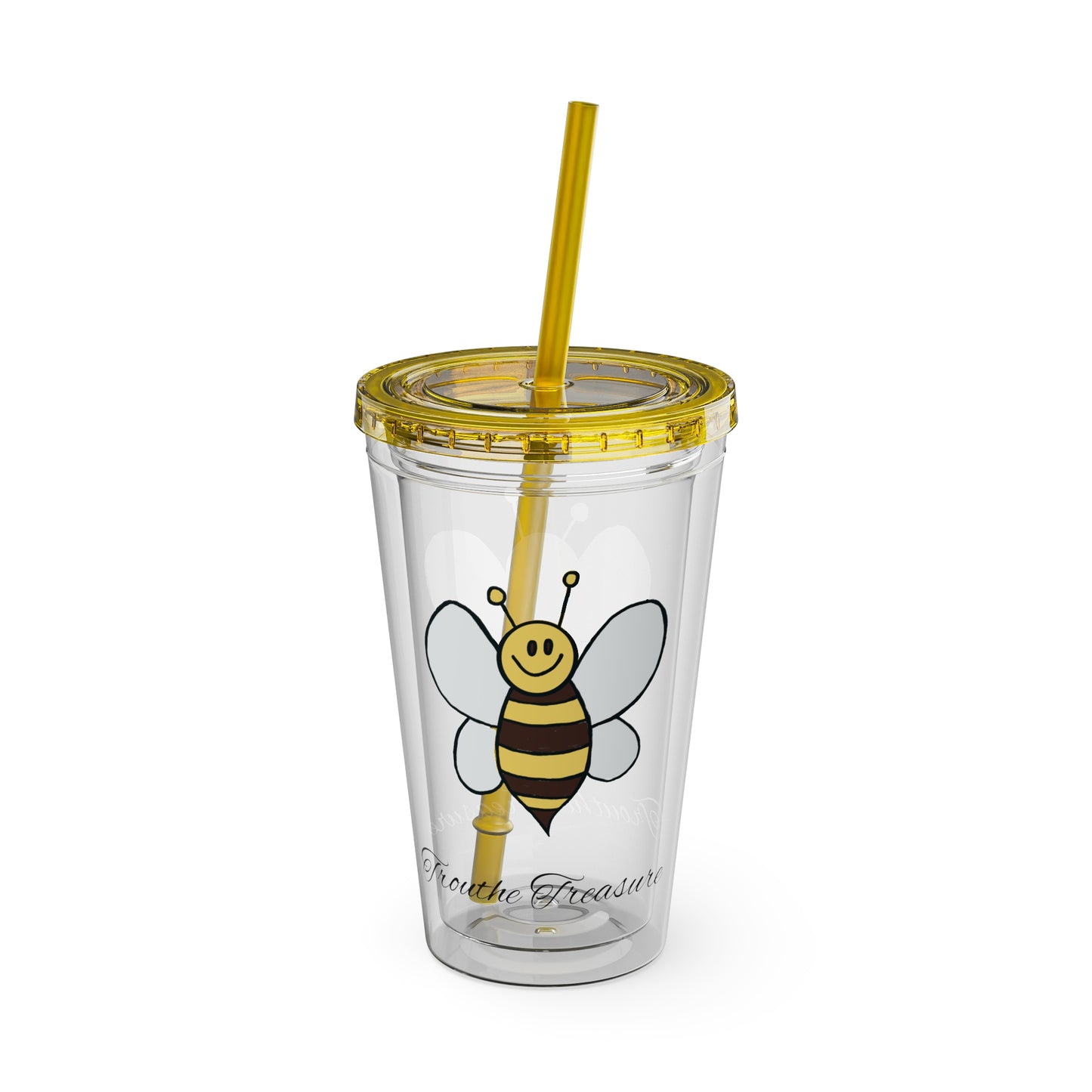 Bee - Sunsplash Tumbler with Straw, 16oz