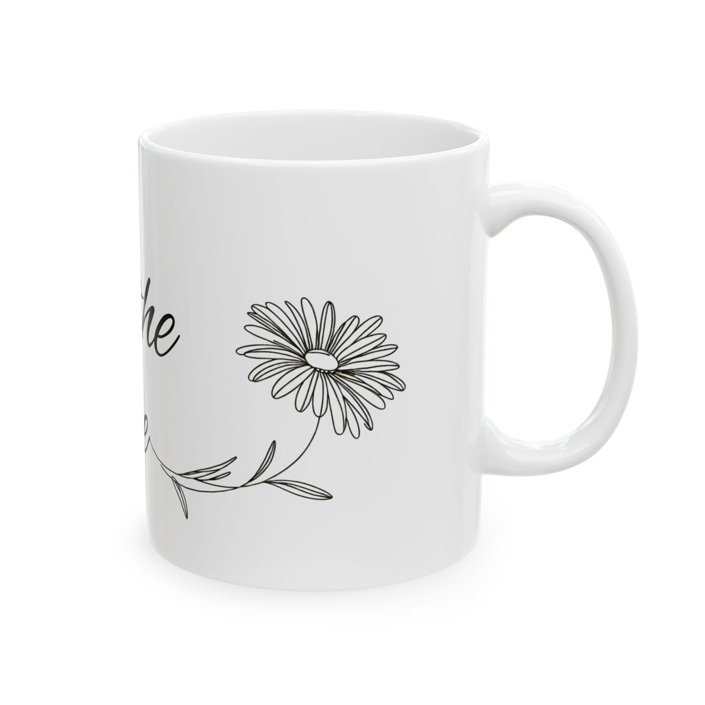 TT daisy mug ~ Ceramic Mug, (11oz, 15oz)