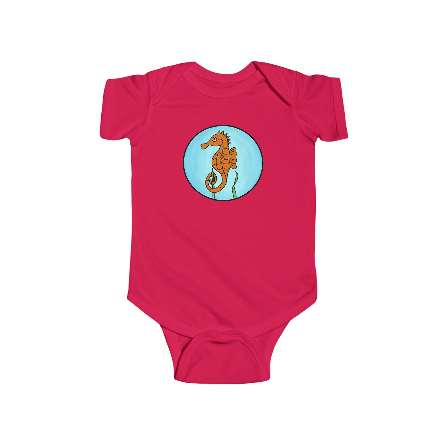 Seahorse - Infant Fine Jersey Bodysuit