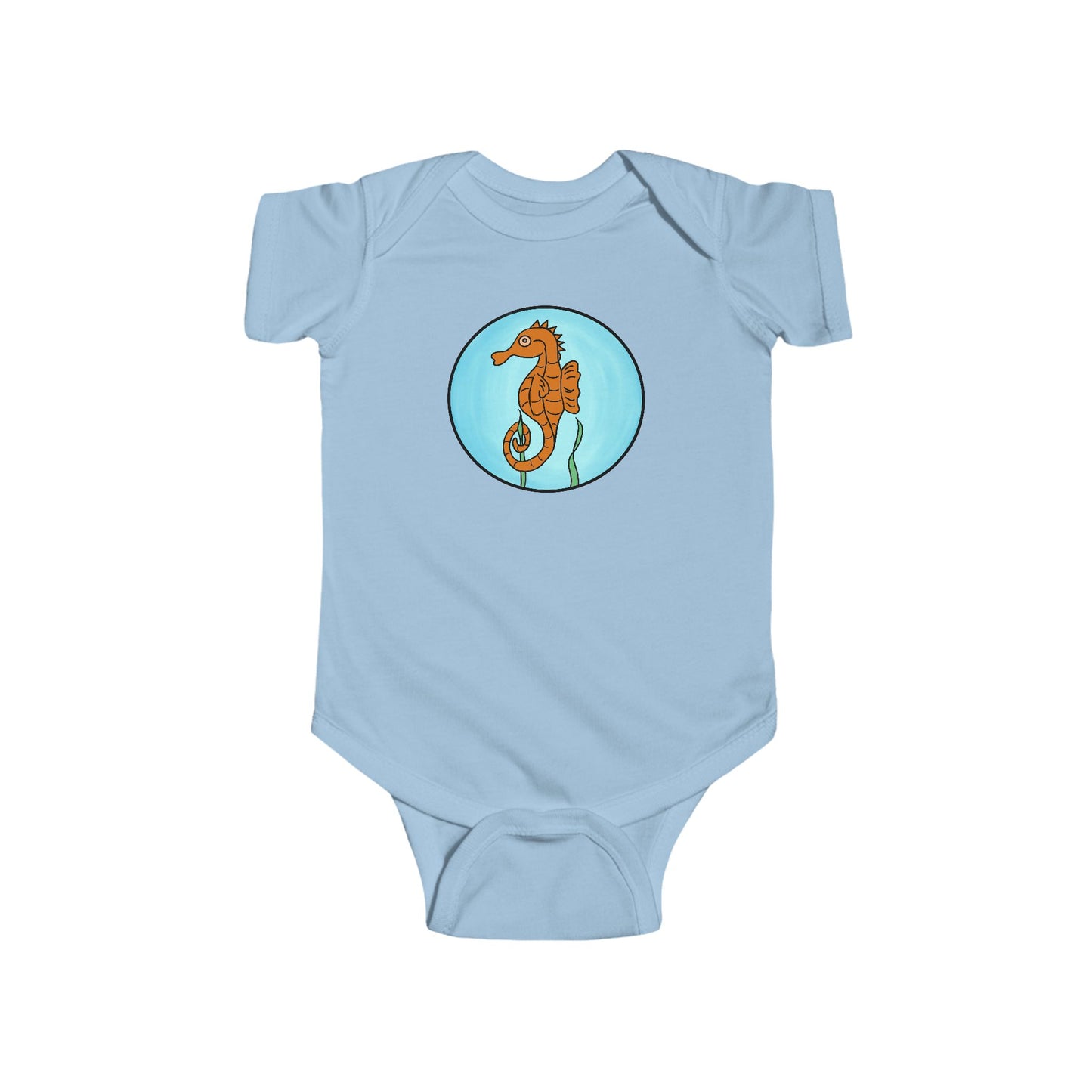 Seahorse - Infant Fine Jersey Bodysuit