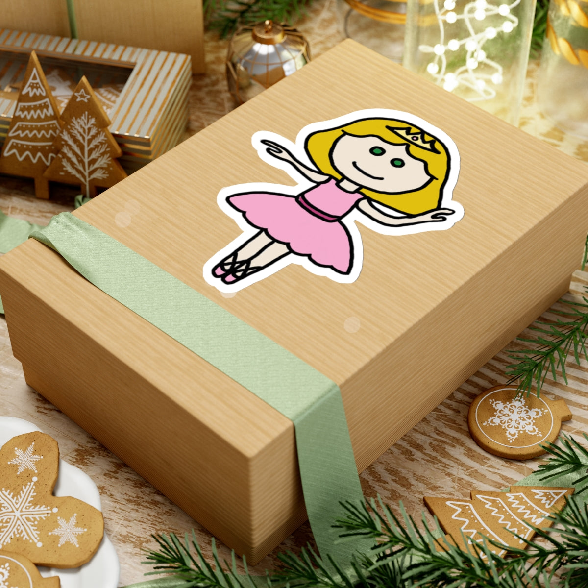 Ballerina - Kiss-Cut Stickers