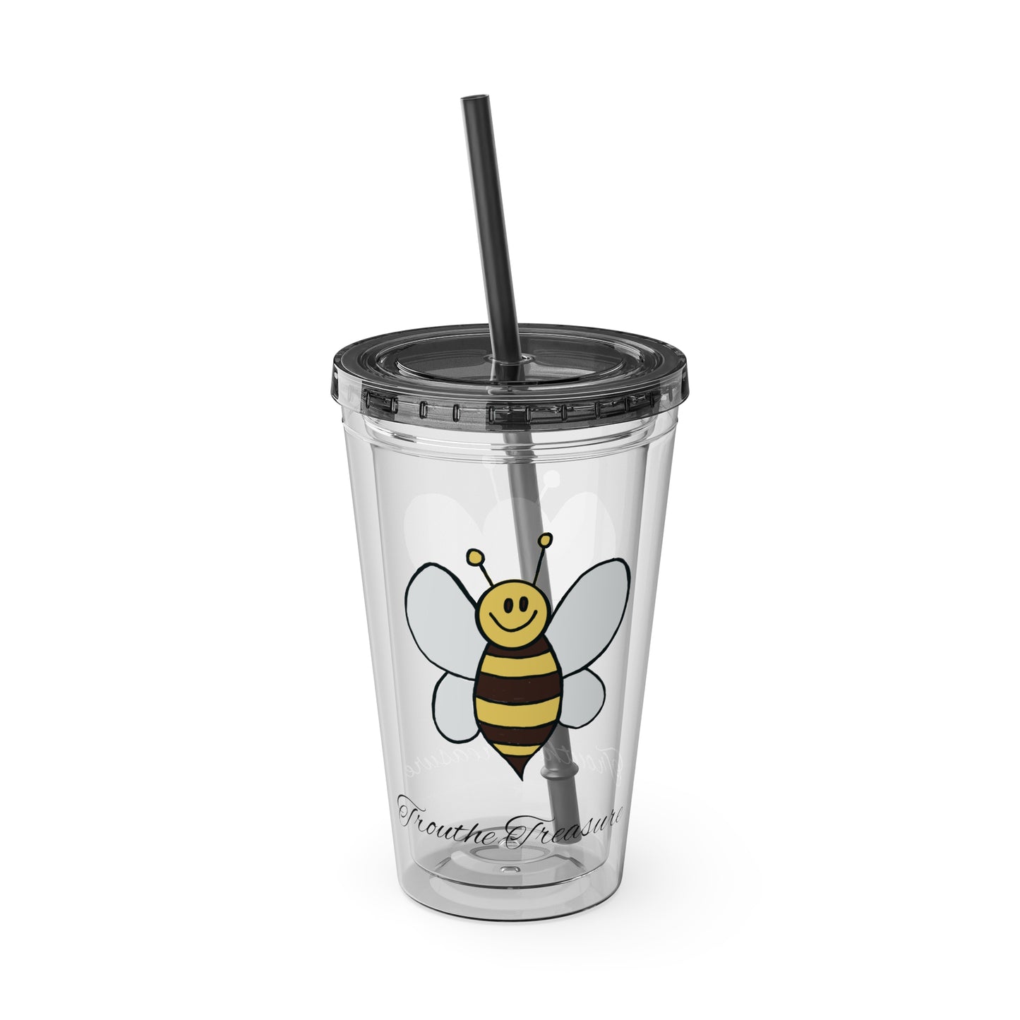 Bee - Sunsplash Tumbler with Straw, 16oz