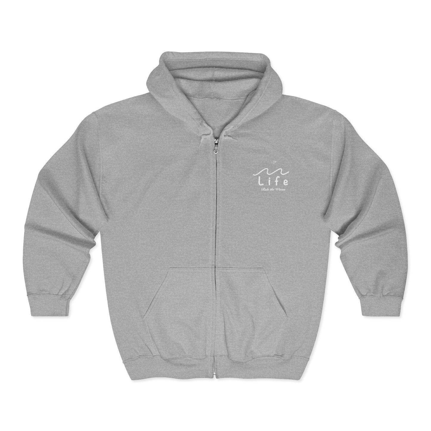 Life’s Waves - Unisex Heavy Blend™ Full Zip Hooded Sweatshirt