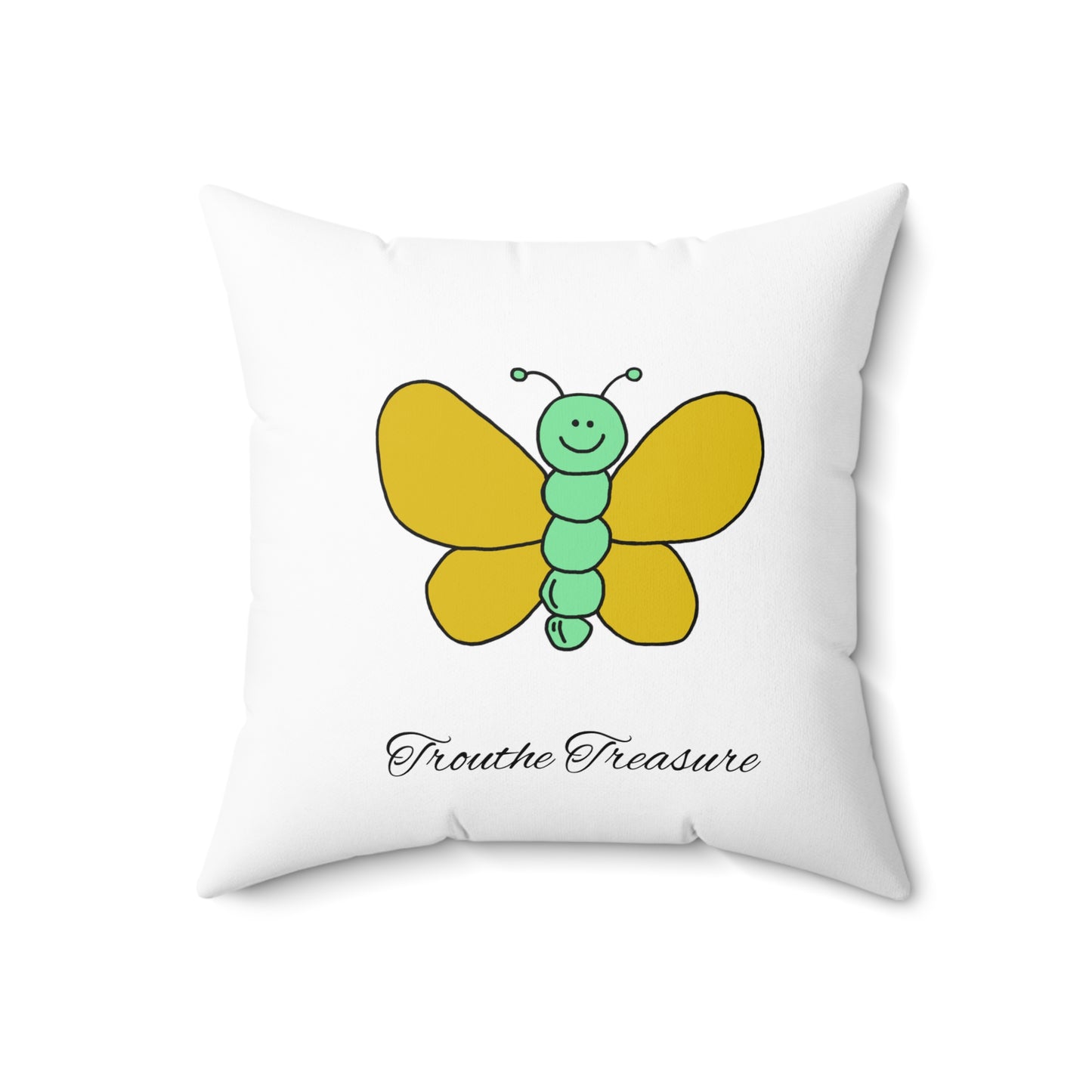 Butterfly - Spun Polyester Square Pillow