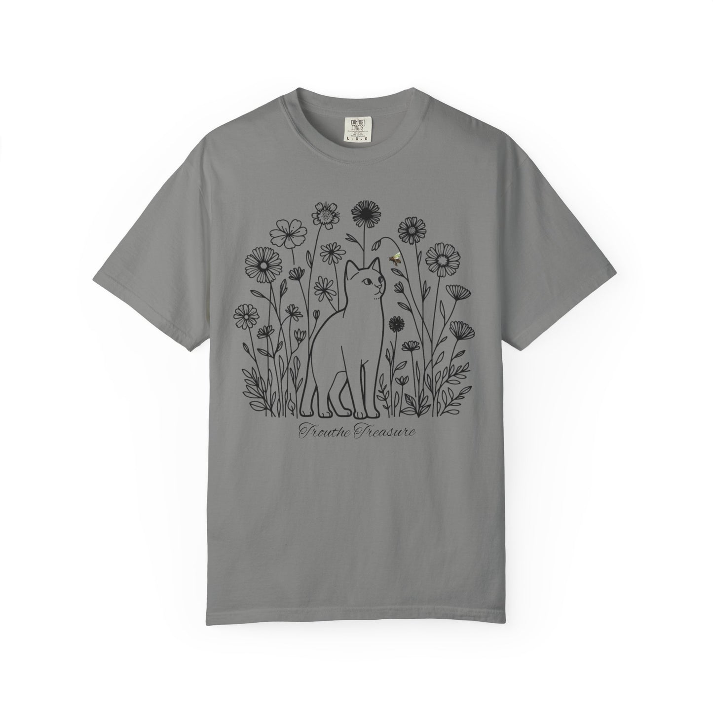Botanical Cat Unisex T-Shirt - Creative Treasure Design