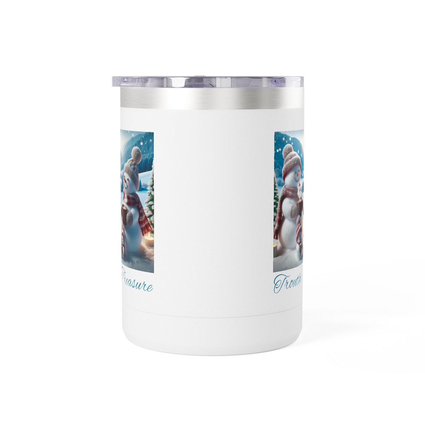 TT Snowman Family - Coffee Mug Tumbler, 15oz