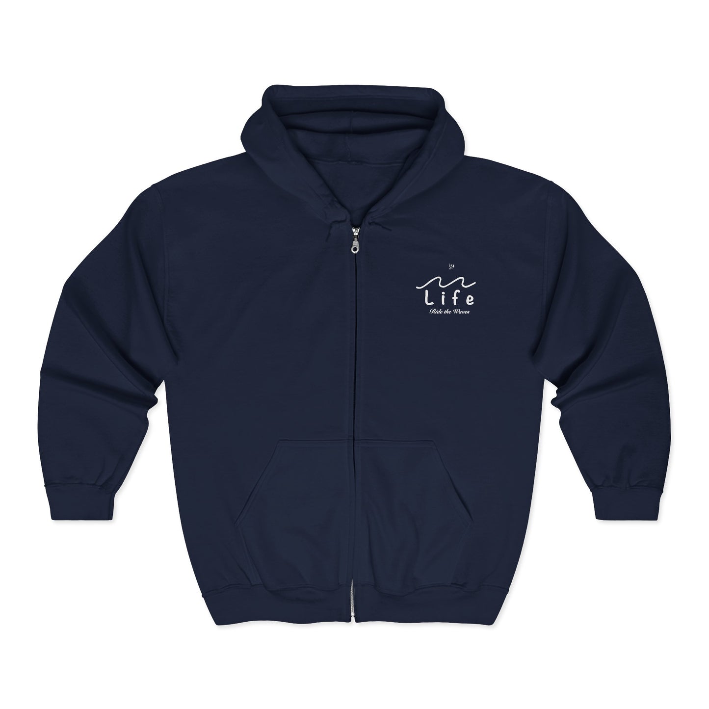 Life’s Waves - Unisex Heavy Blend™ Full Zip Hooded Sweatshirt