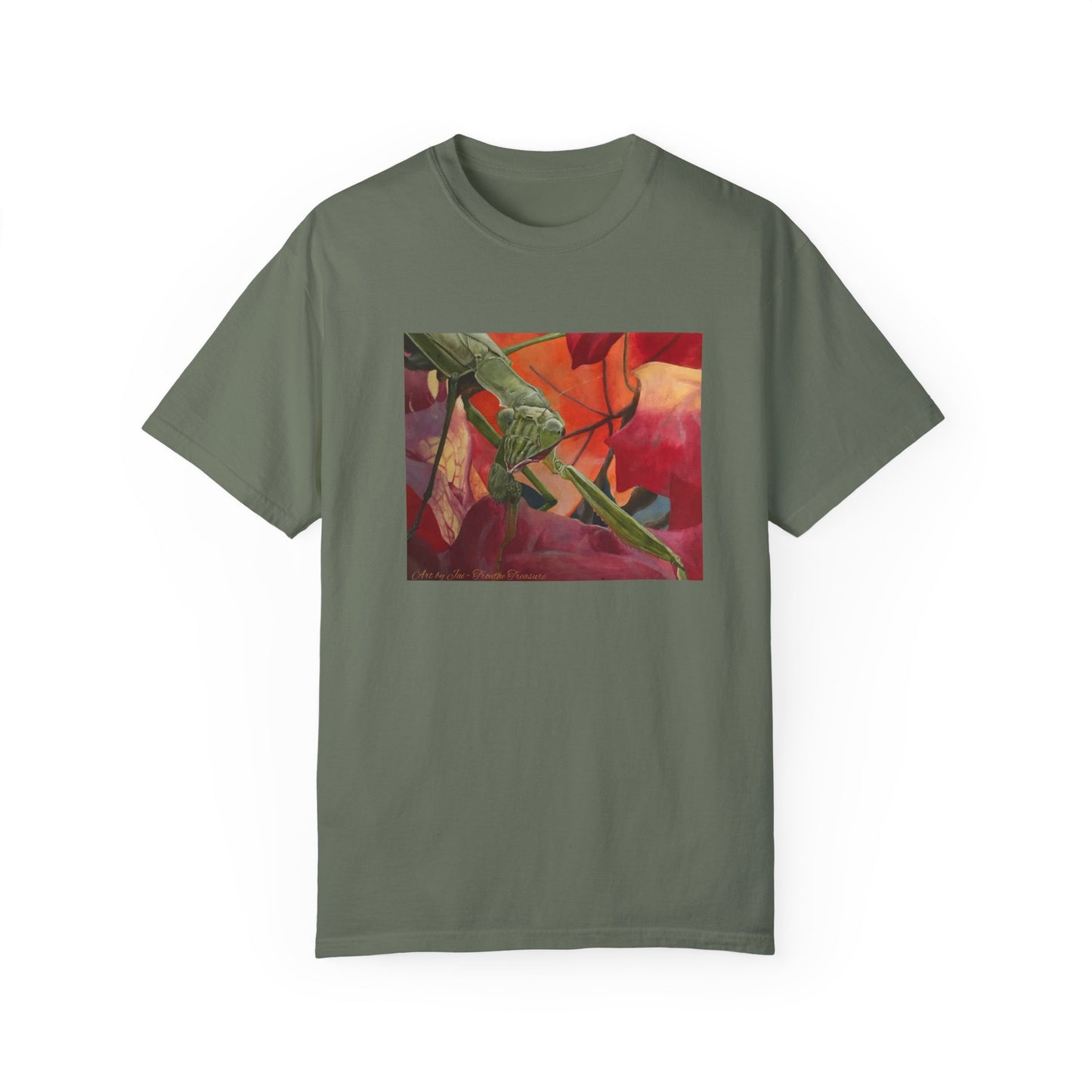 Praying mantis - Unisex Garment-Dyed T-shirt
