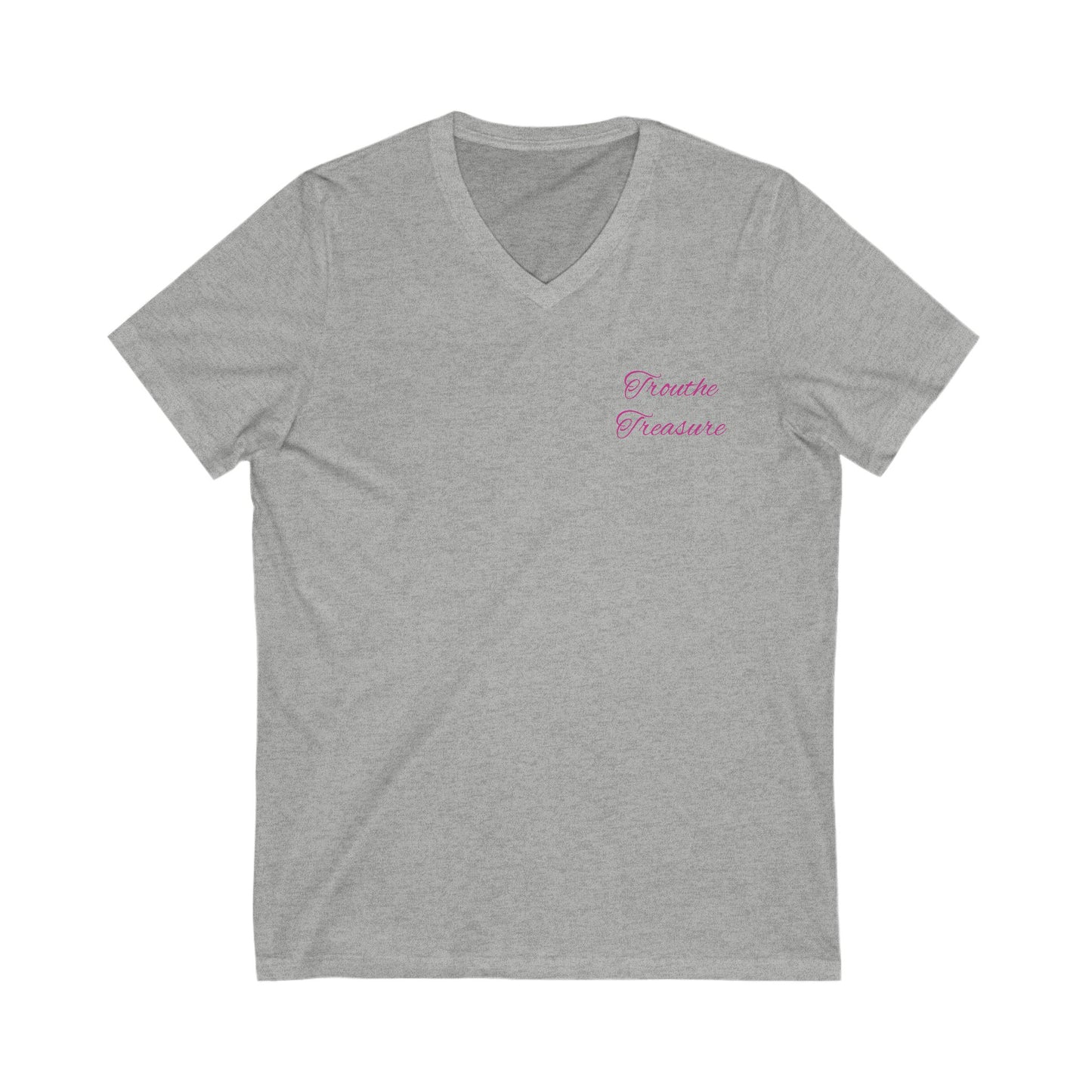 Bee Bloom V-Neck Tee - Floral Nature Graphic T-Shirt