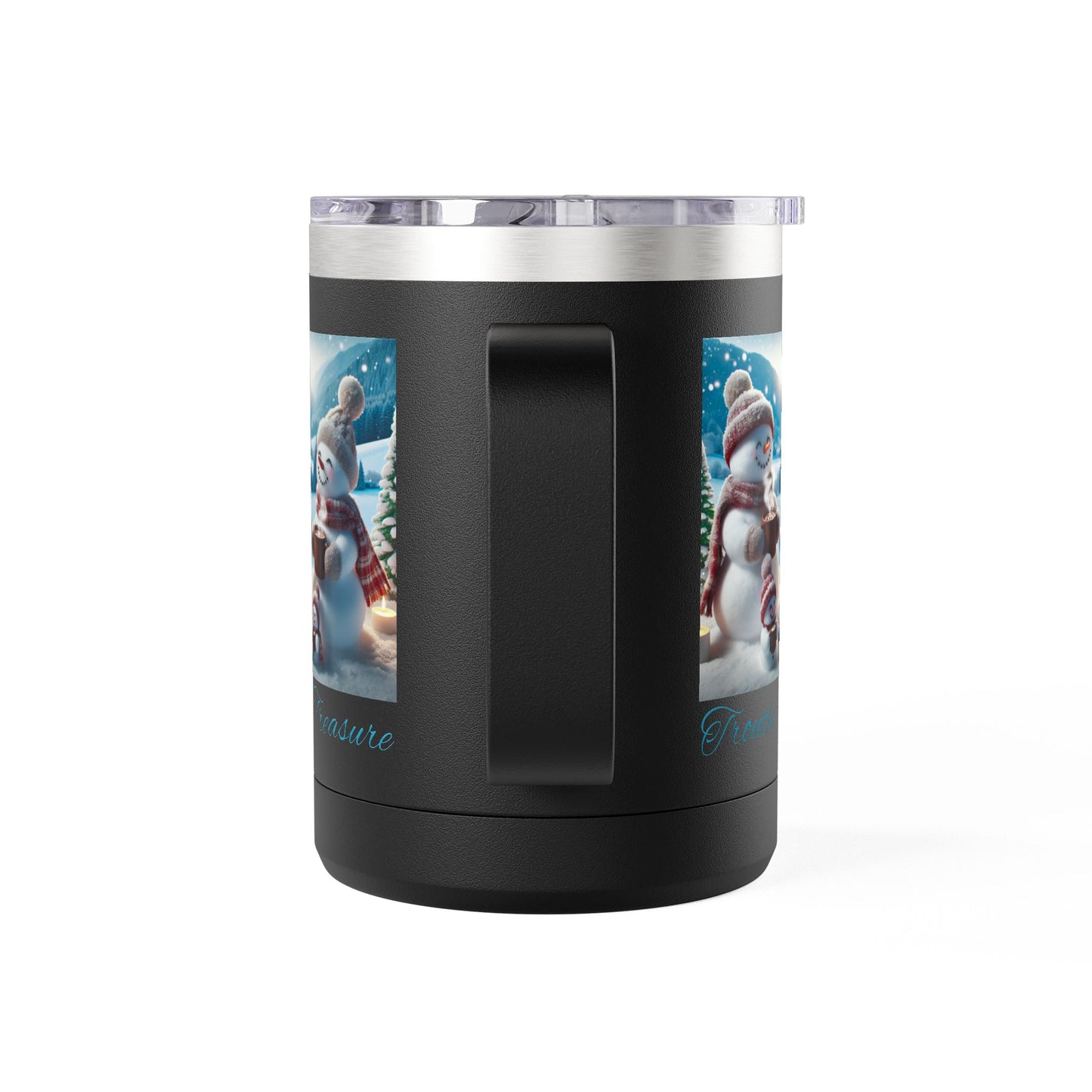 TT Snowman Family - Coffee Mug Tumbler, 15oz