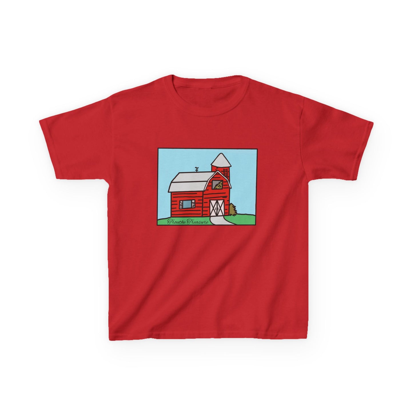 Red barn - Kids Heavy Cotton™ Tee