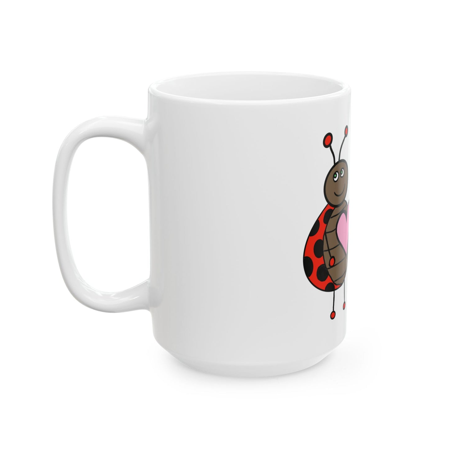 Ladybug Love - Ceramic Mug, (11oz, 15oz)