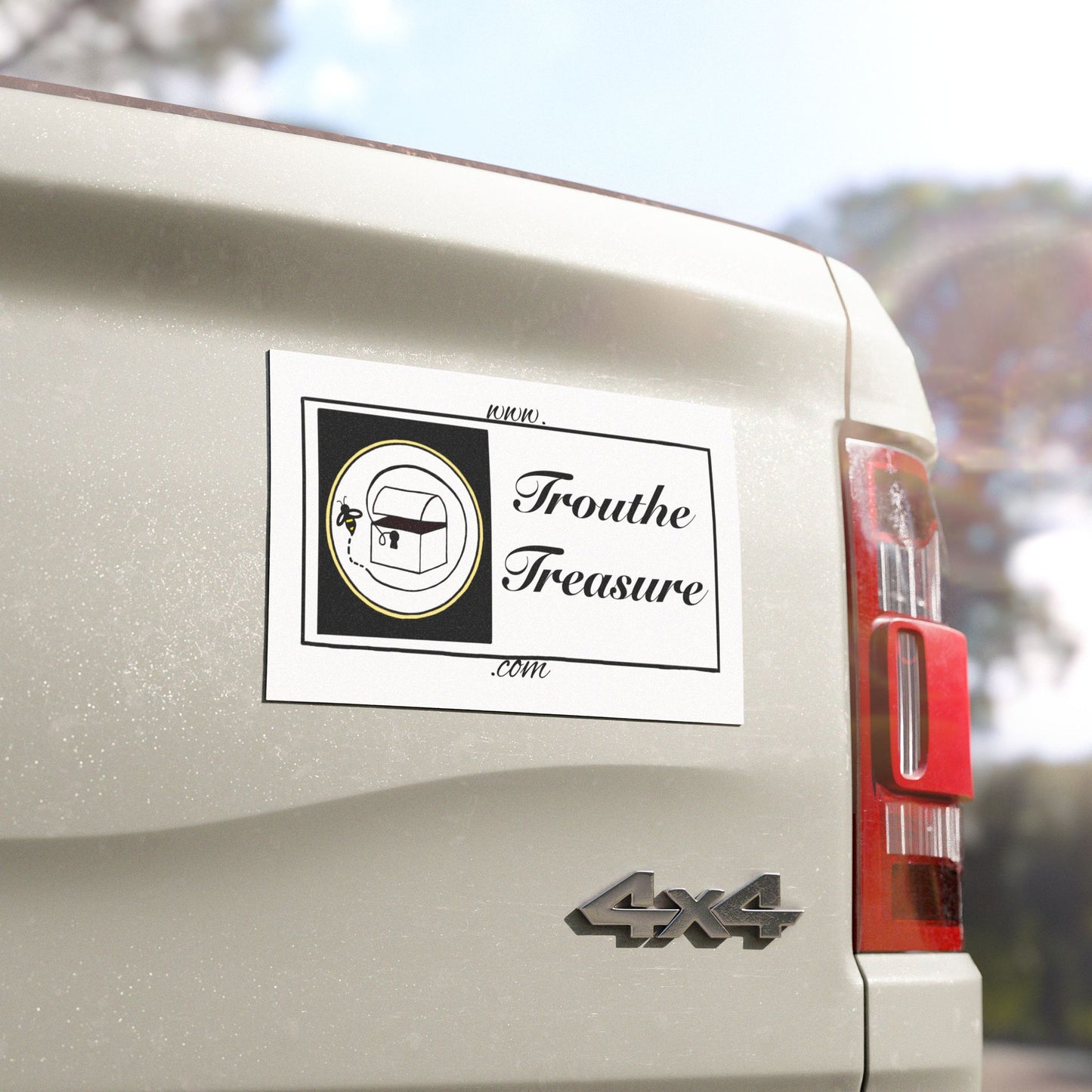 Trouthe treasure - Car Magnets