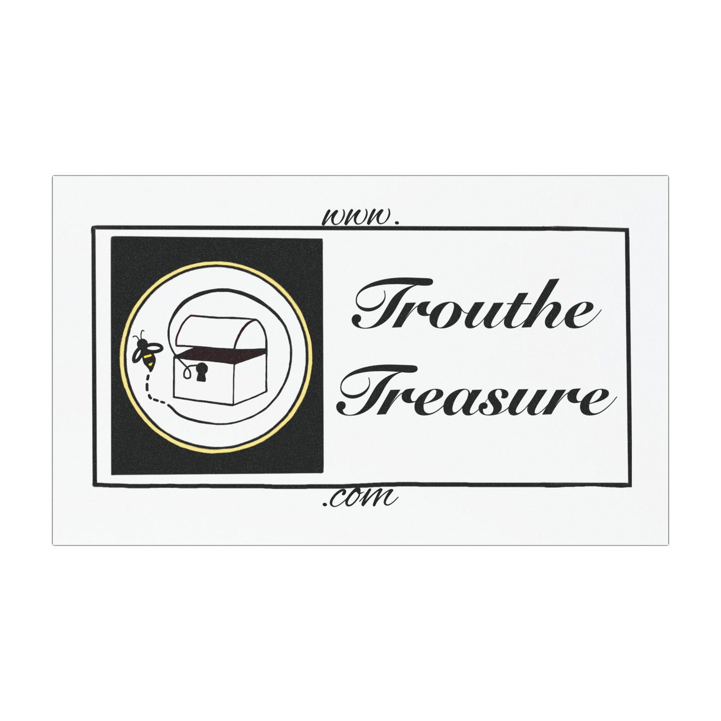 Trouthe treasure - Car Magnets