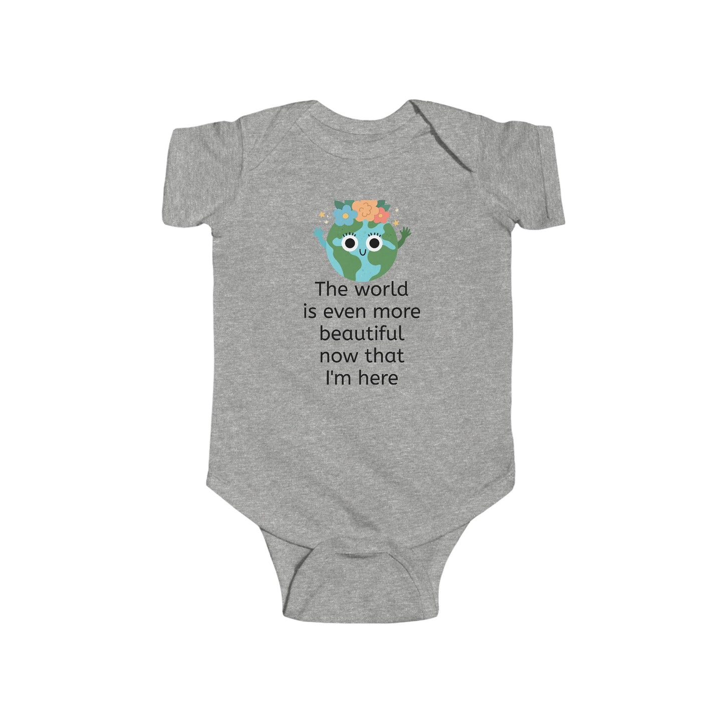 Beautiful world - Infant Fine Jersey Bodysuit