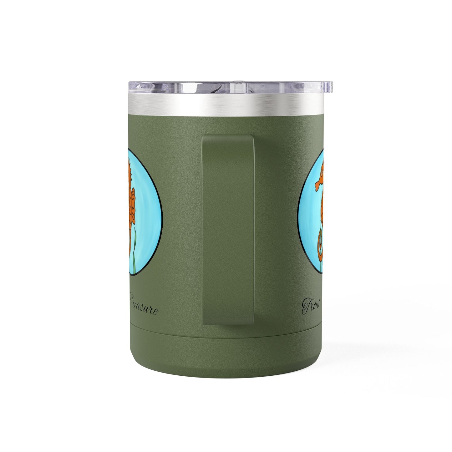 TT Seahorse - Coffee Mug Tumbler, 15oz