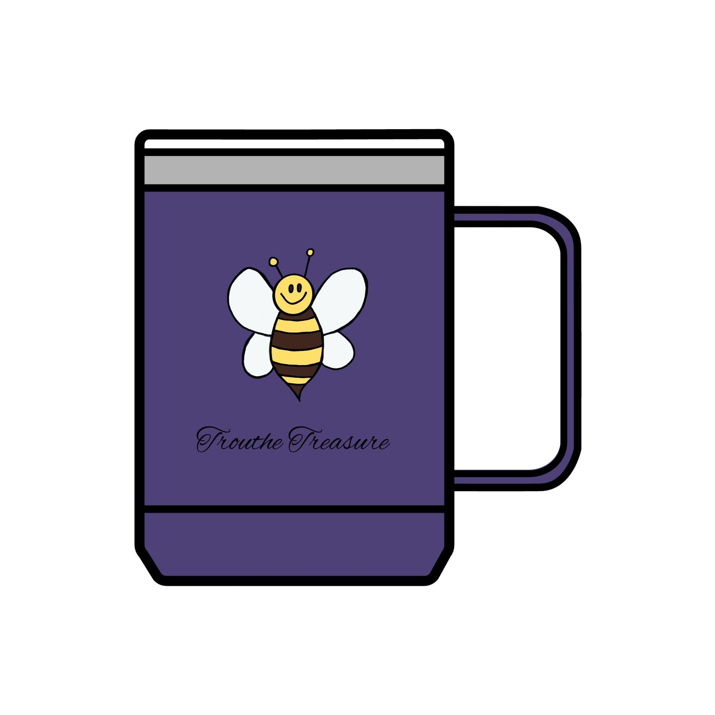 TT Bee - Coffee Mug Tumbler, 15oz