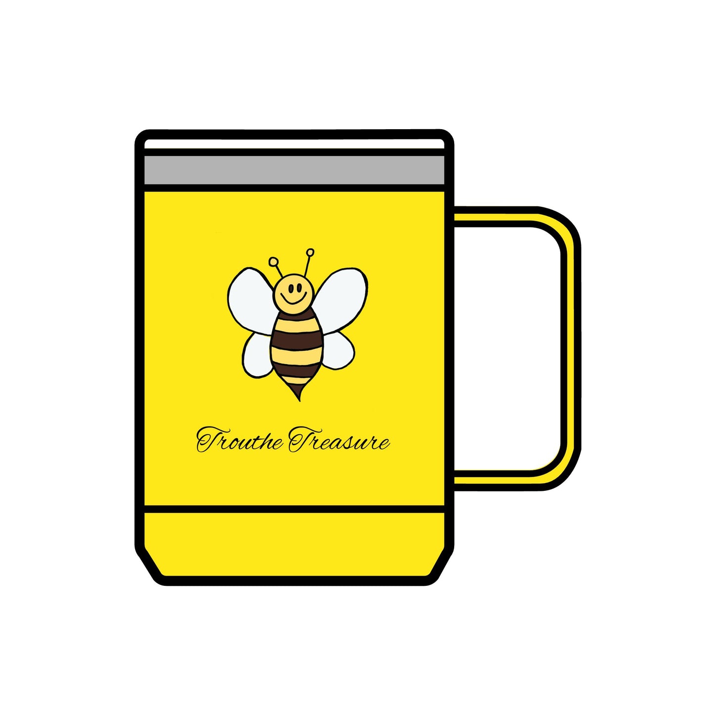 TT Bee - Coffee Mug Tumbler, 15oz
