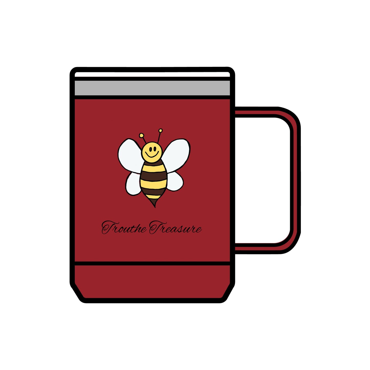 TT Bee - Coffee Mug Tumbler, 15oz