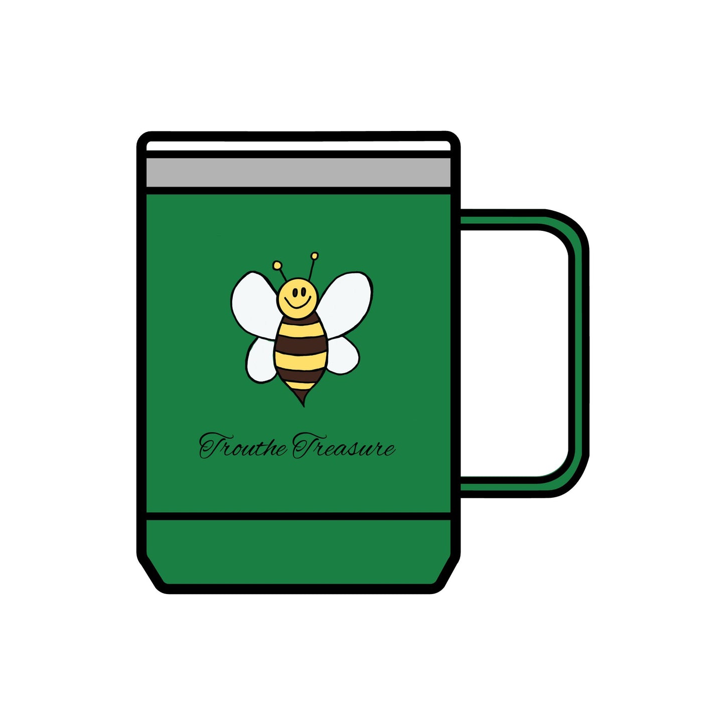 TT Bee - Coffee Mug Tumbler, 15oz