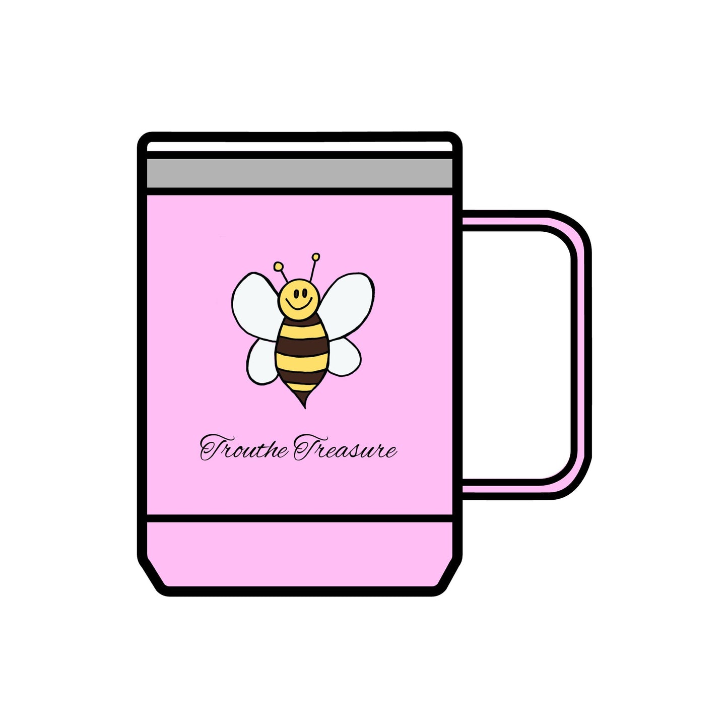 TT Bee - Coffee Mug Tumbler, 15oz