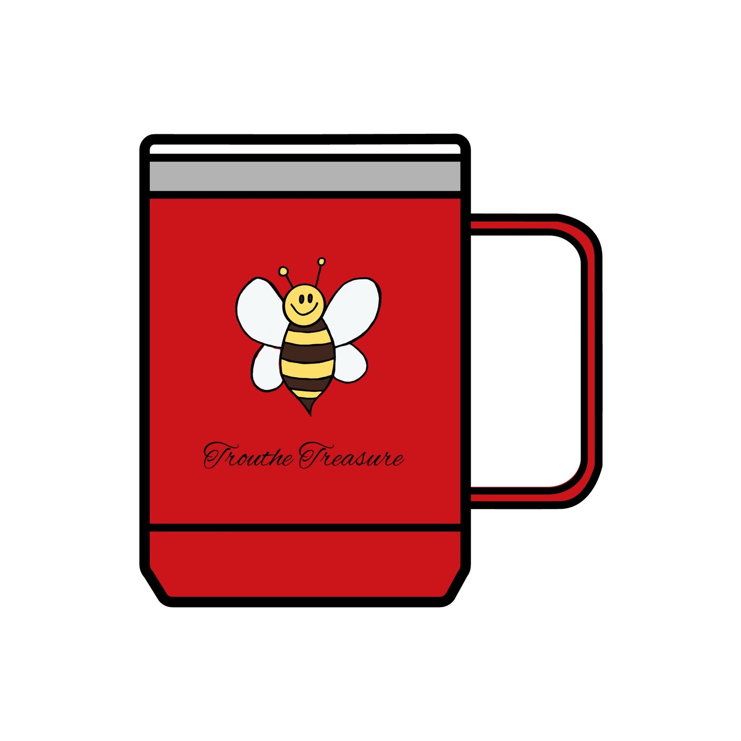TT Bee - Coffee Mug Tumbler, 15oz