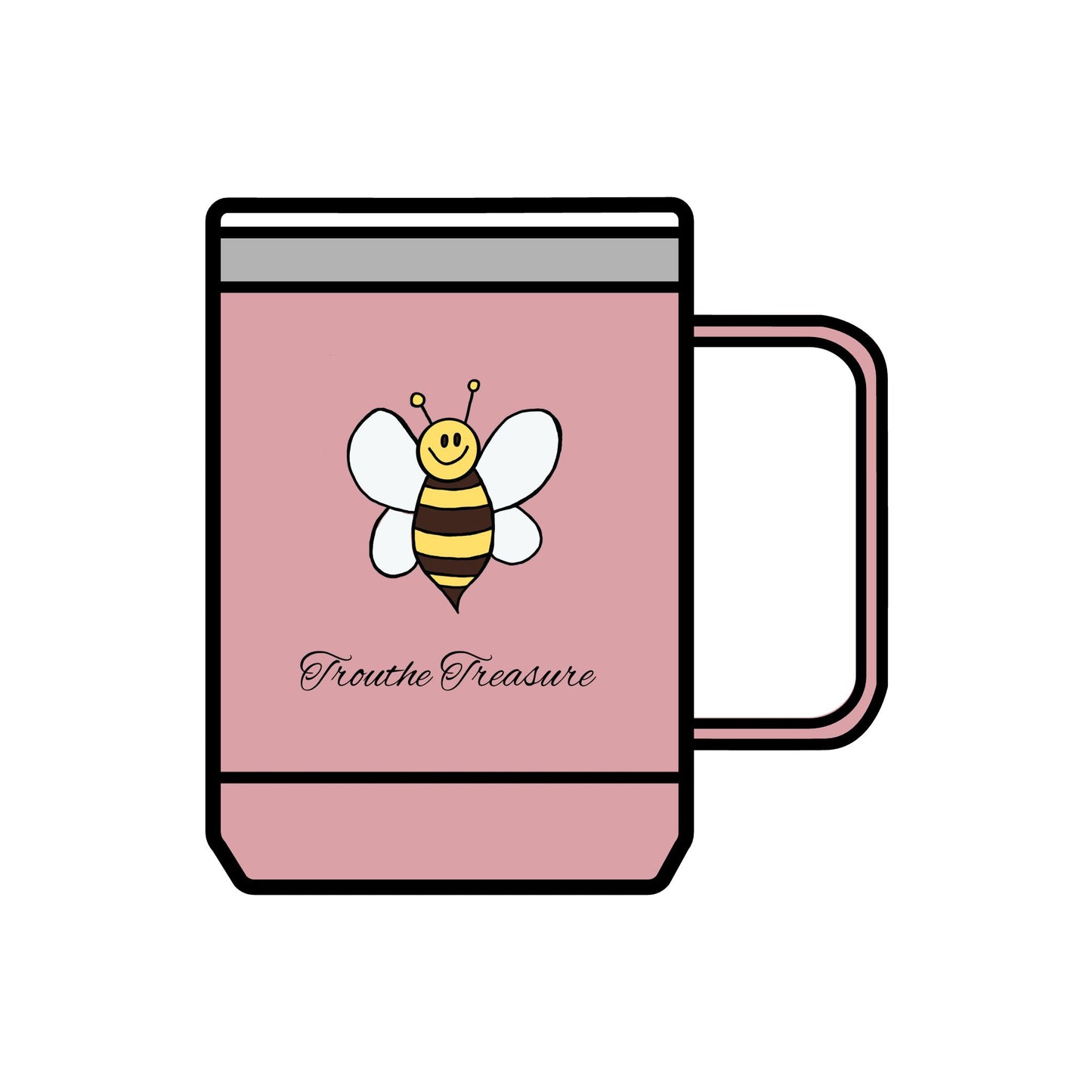 TT Bee - Coffee Mug Tumbler, 15oz