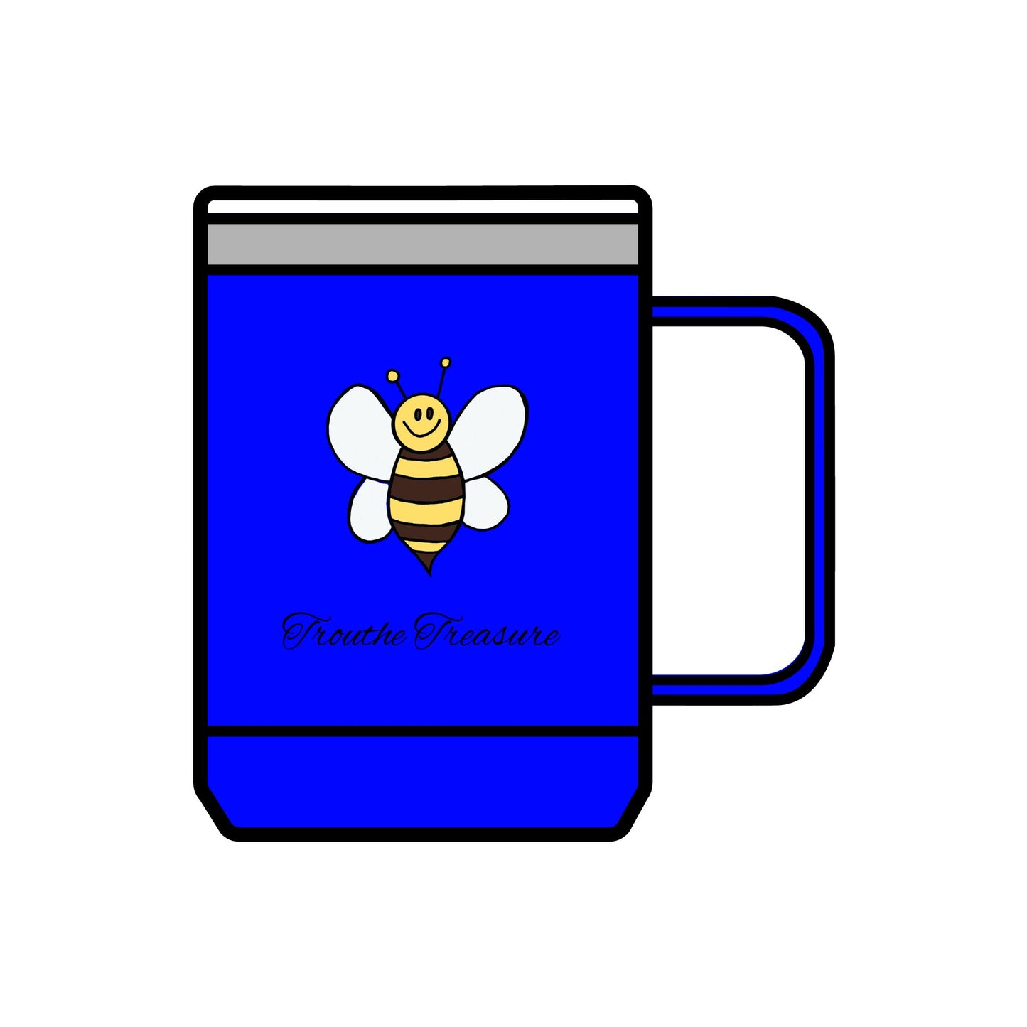TT Bee - Coffee Mug Tumbler, 15oz