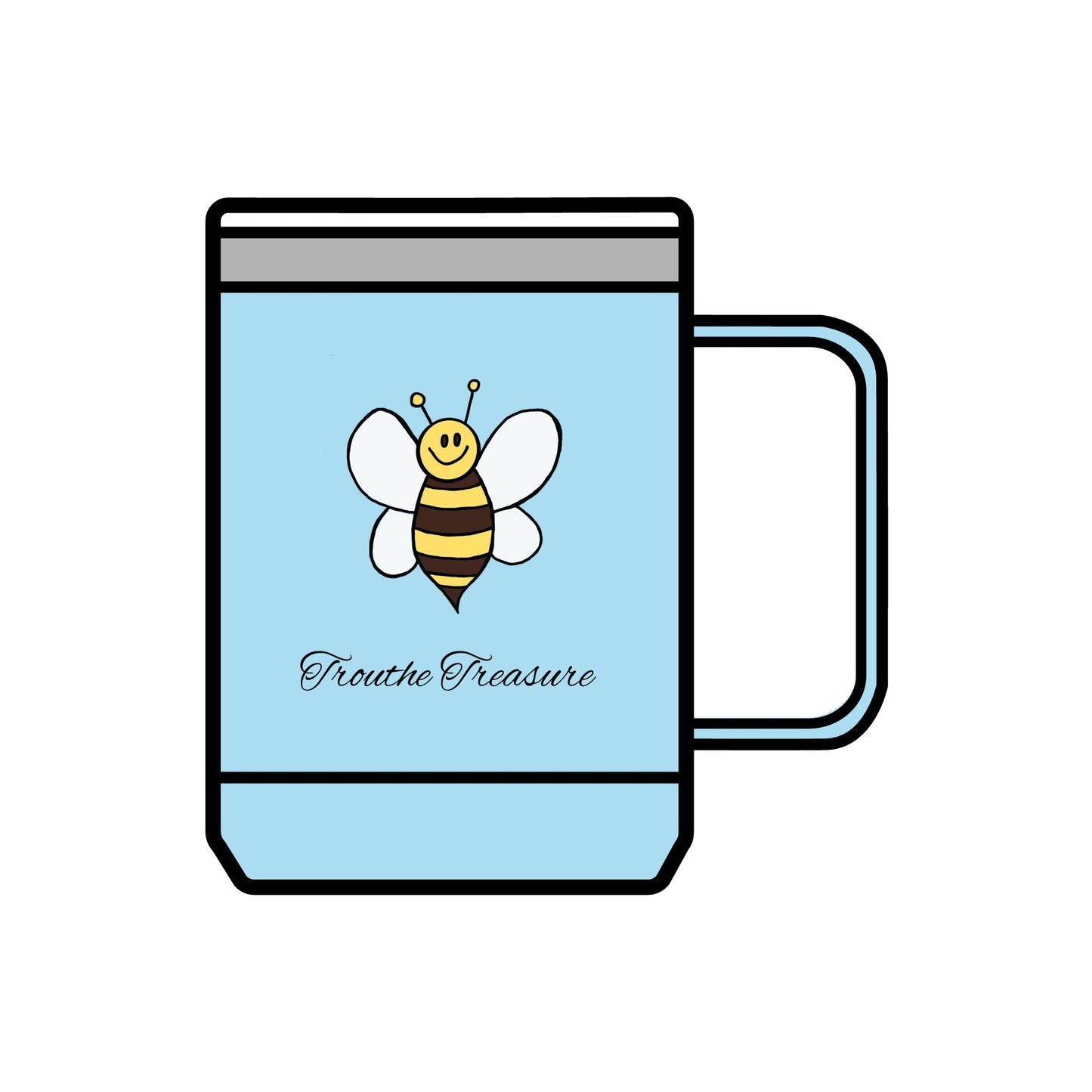 TT Bee - Coffee Mug Tumbler, 15oz