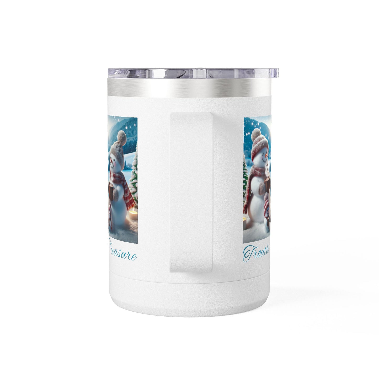 TT Snowman Family - Coffee Mug Tumbler, 15oz